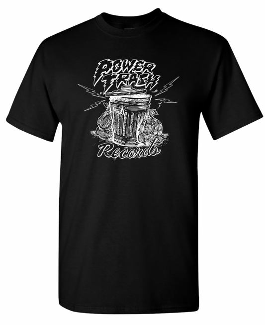 Short Sleeve Power Trash Records Shirt - Black